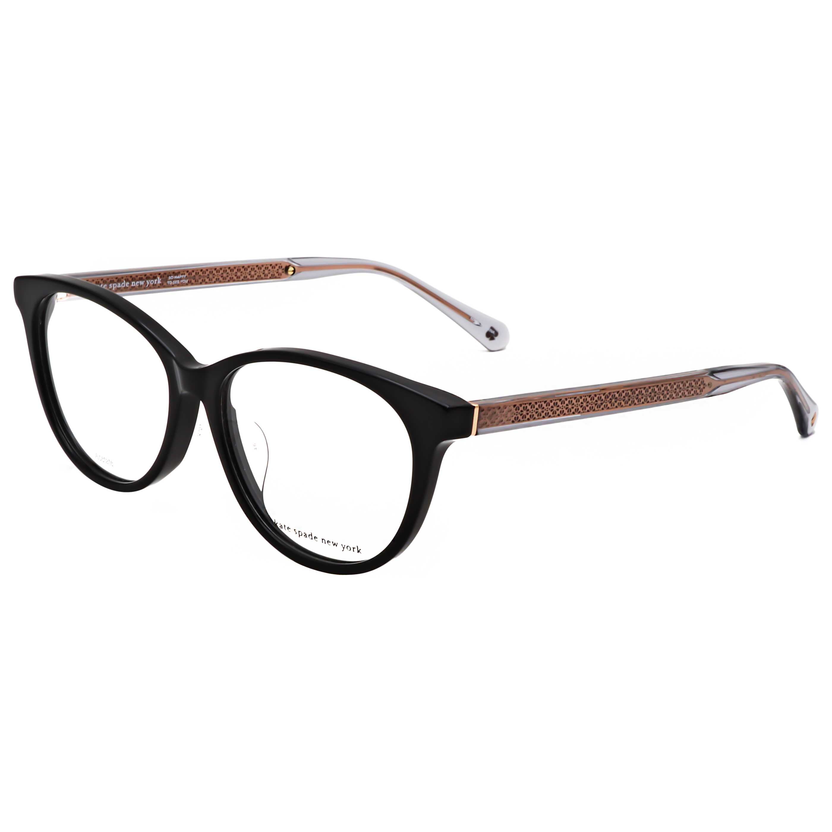 משקפי ראייה Kate Spade דגם Marseille לנשים 53 מ״מ בצבע שחור