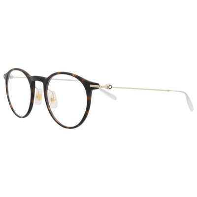 משקפי ראייה Montblanc דגם Mb0099O לגברים 48 מ״מ בצבע הוואנה זהב