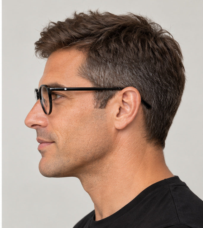 משקפי ראייה Montblanc דגם MB0291O-30014599-005 לגברים 52 מ״מ בצבע שחור