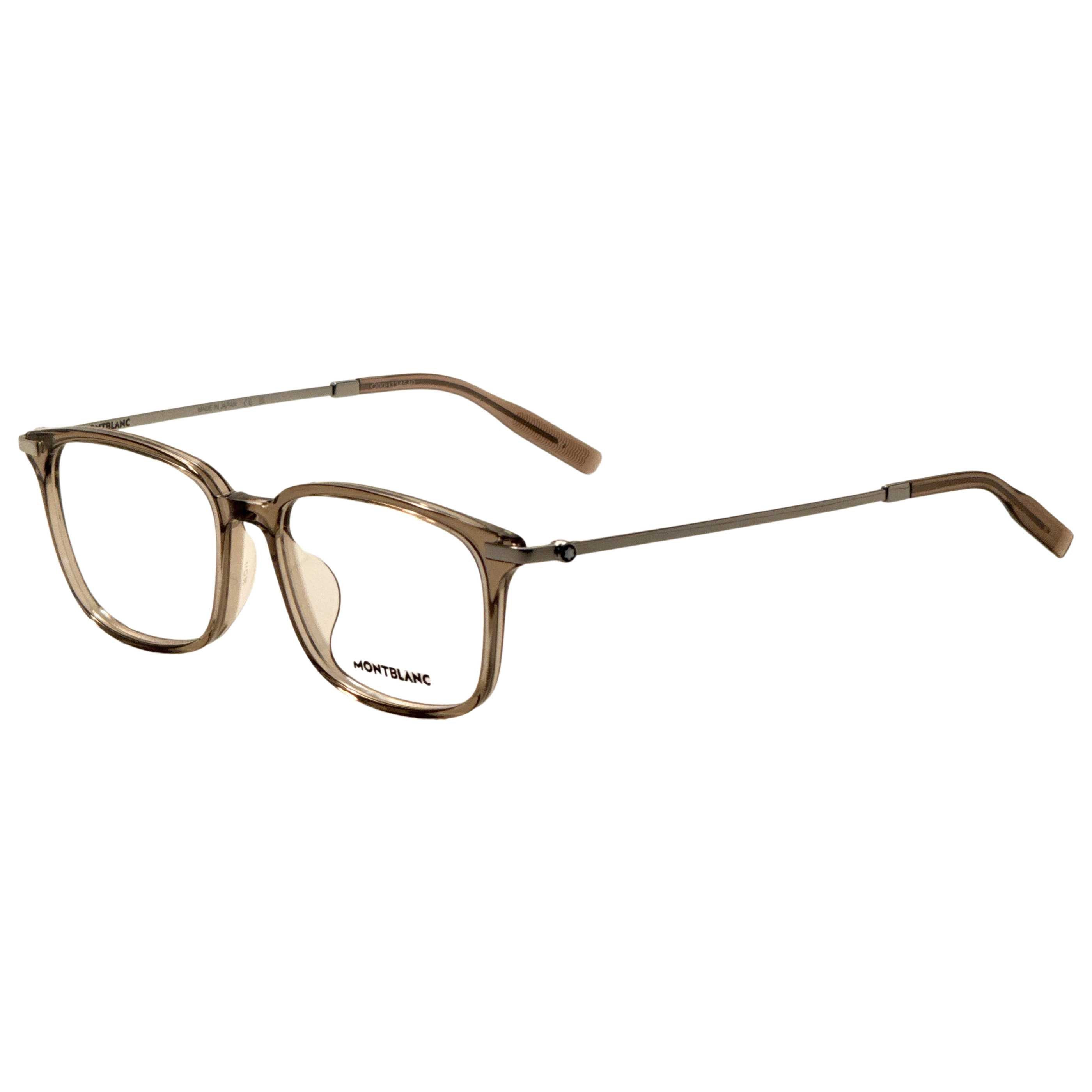 משקפי ראייה Montblanc דגם Mb0315Oa לגברים 56 מ״מ בצבע חום