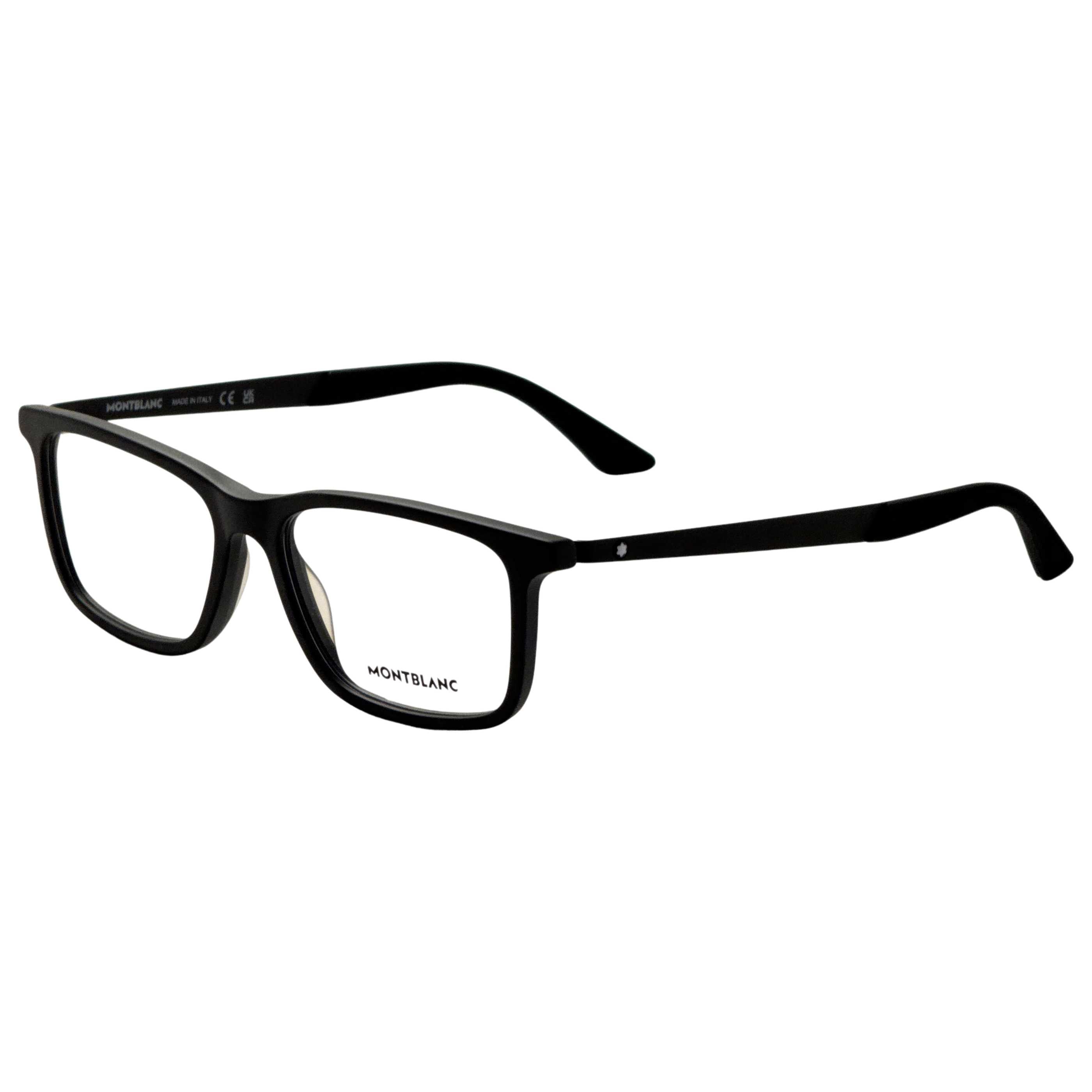 משקפי ראייה Montblanc דגם Mb0333O לגברים 55 מ״מ בצבע שחור