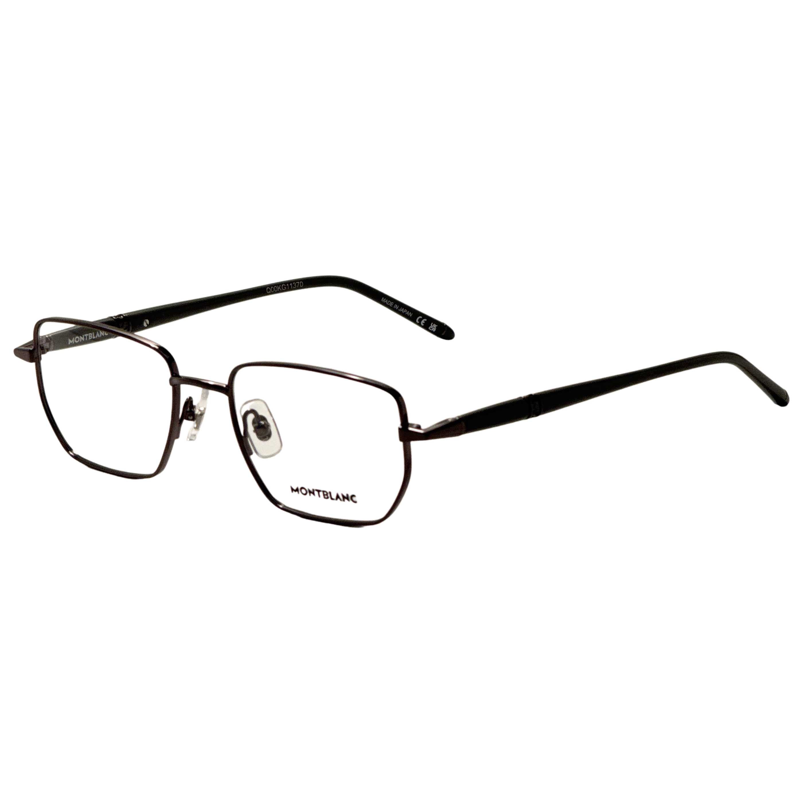 משקפי ראייה Montblanc דגם Mb0347O לגברים 54 מ״מ בצבע גנמטאל