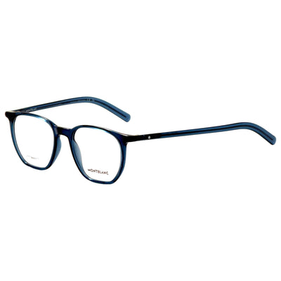 משקפי ראייה Montblanc דגם Mb0349O לגברים 50 מ״מ בצבע כחול