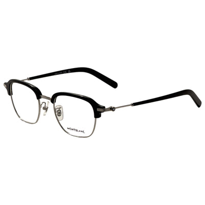 משקפי ראייה Montblanc דגם Mb0390O לגברים 50 מ״מ בצבע שחור כסוף