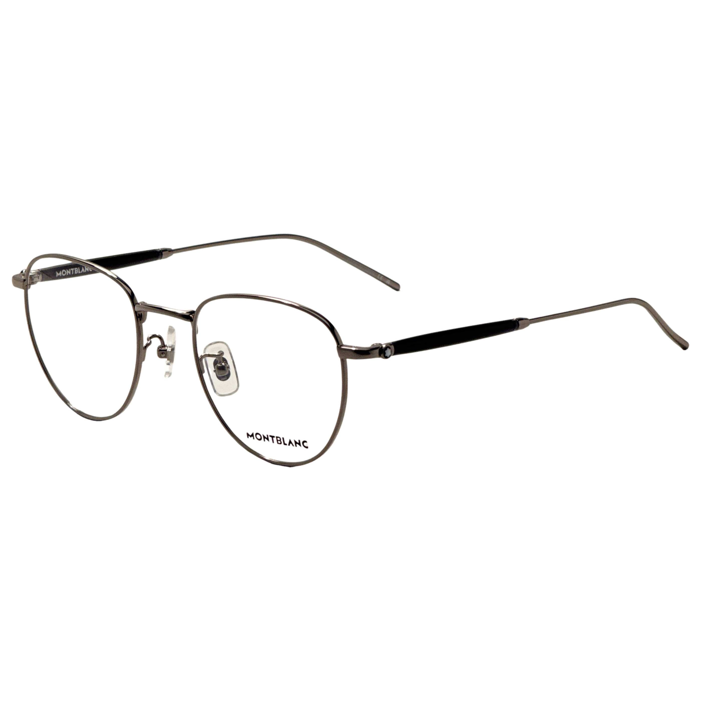 משקפי ראייה Montblanc דגם Mb0410O לגברים 50 מ״מ בצבע Gumetal