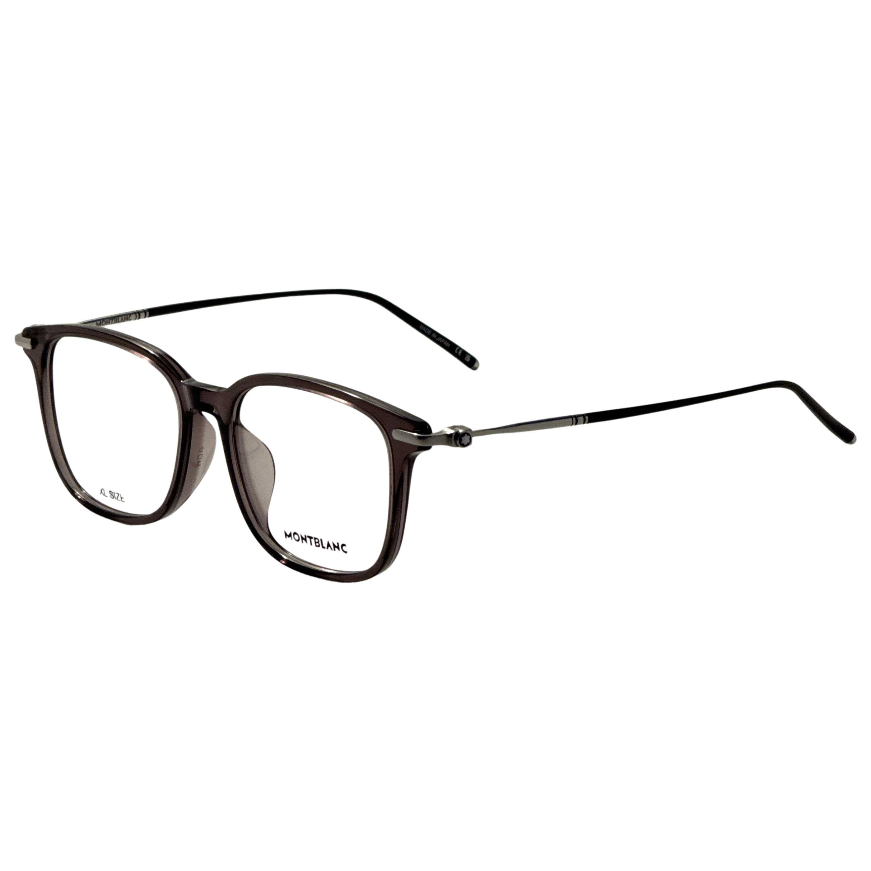 משקפי ראייה Montblanc דגם Mb0413Oa לגברים 54 מ״מ בצבע אפור