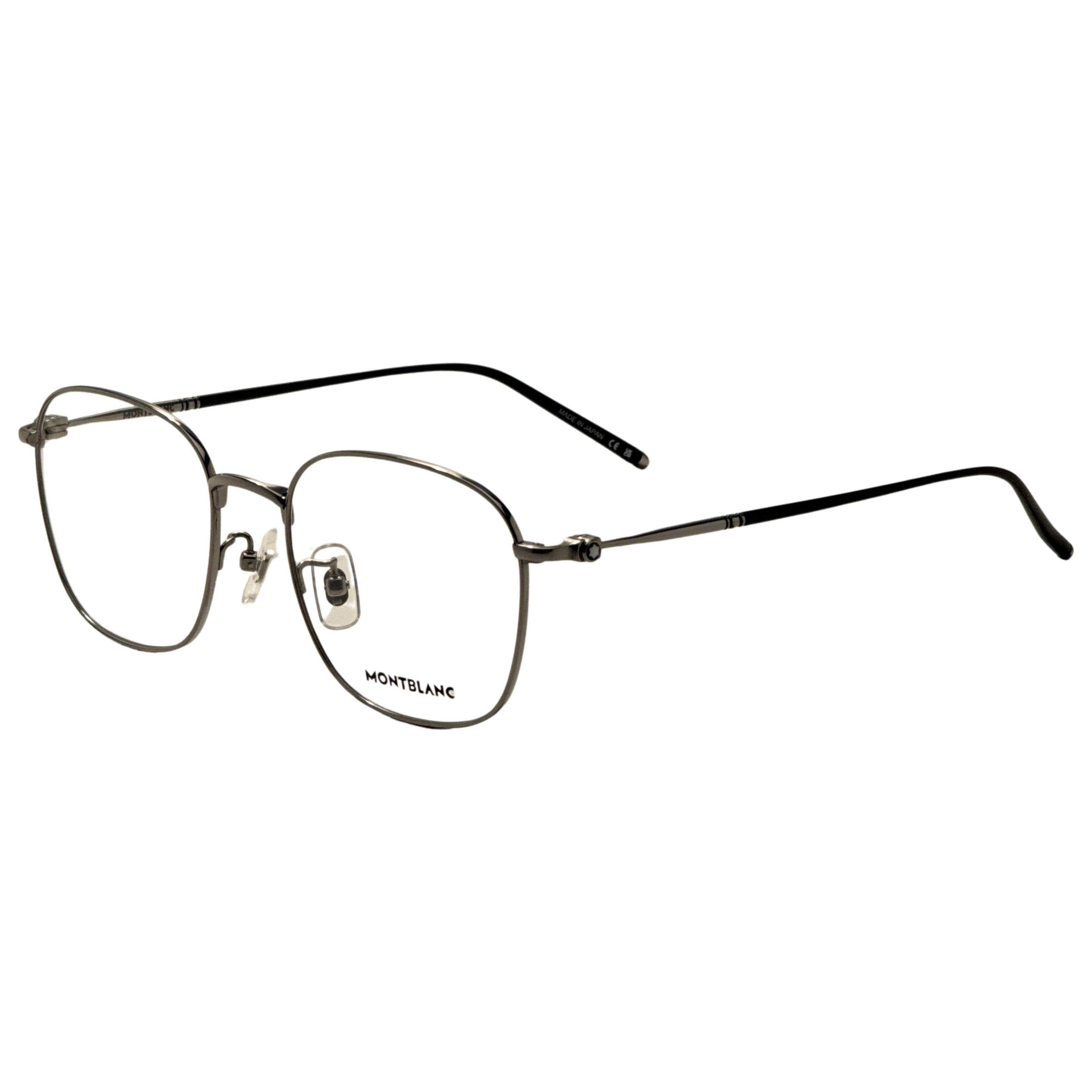 משקפי ראייה Montblanc דגם Mb0415Oa לגברים 54 מ״מ בצבע כסוף