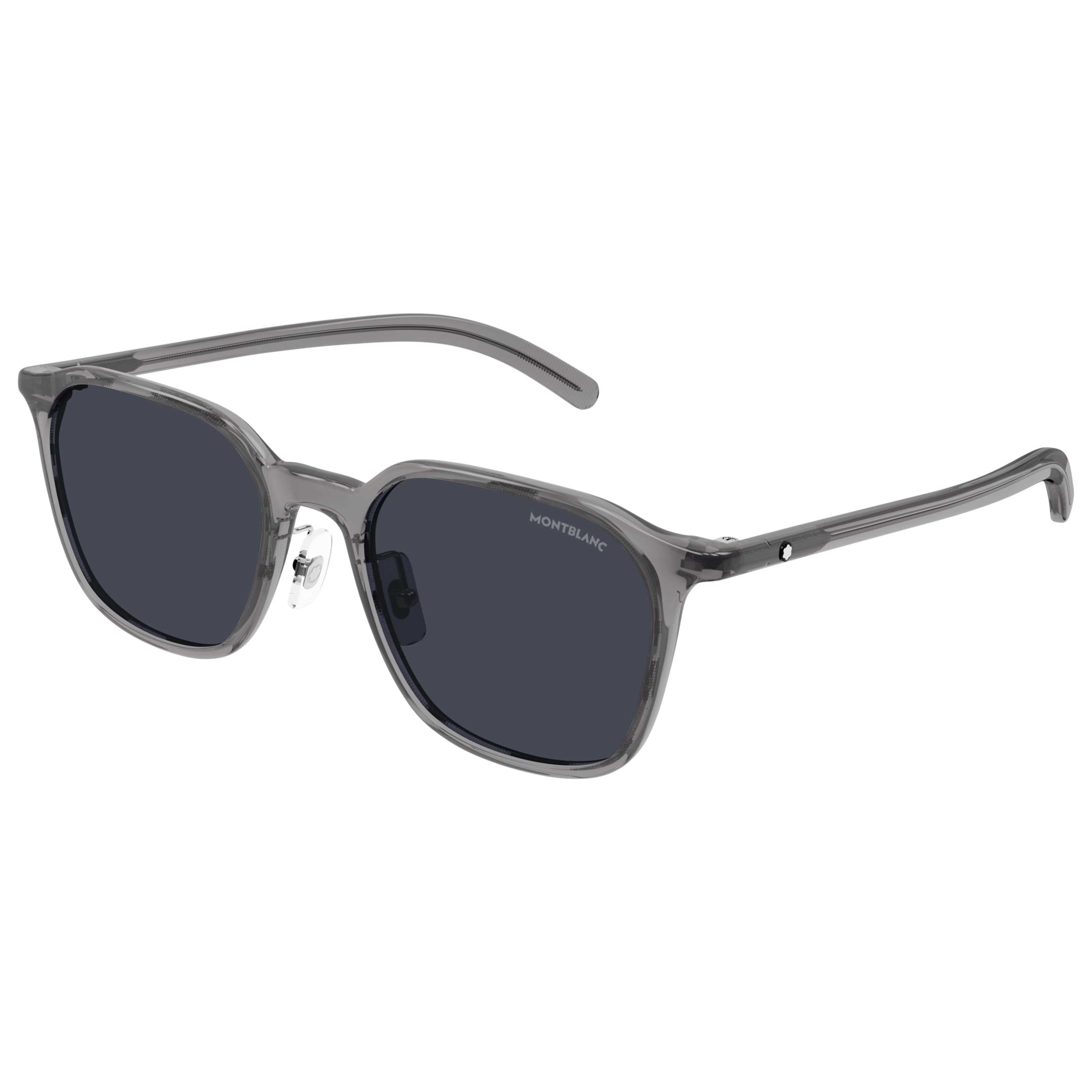 משקפי שמש Montblanc דגם Mb0420Sk יוניסקס 55 מ״מ בצבע אפור