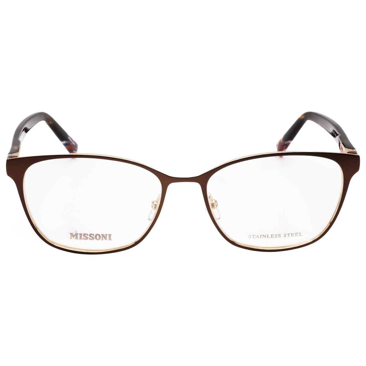 משקפי ראייה Missoni דגם Mis0062 לנשים 52 מ״מ בצבע זהב חום