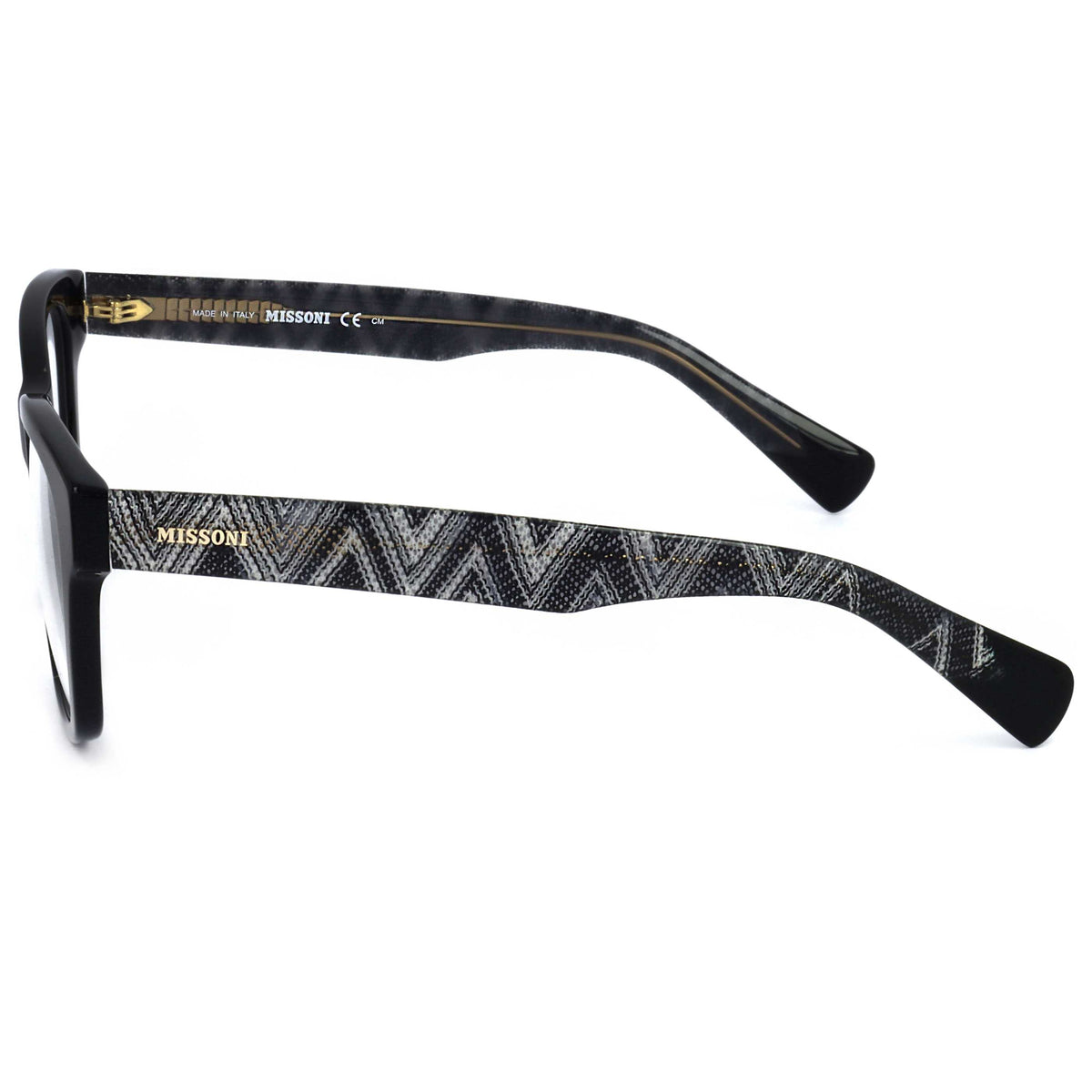 משקפי ראייה Missoni לנשים 50 מ״מ בצבע שחור