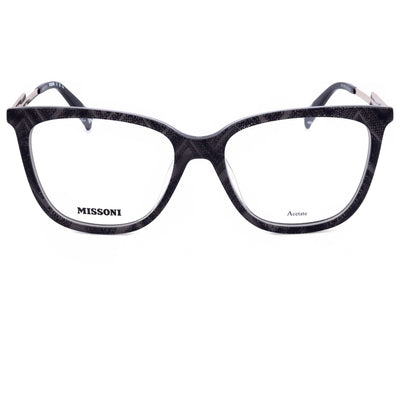 משקפי ראייה Missoni דגם Mis0125 לנשים 53 מ״מ בצבע לבן שחור Pattern