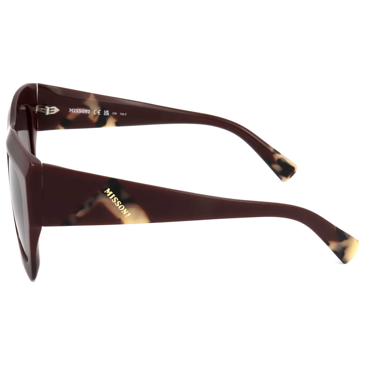 משקפי שמש Missoni דגם MIS0153-S-LHF-52 לנשים 52 מ״מ בצבע Burgundy
