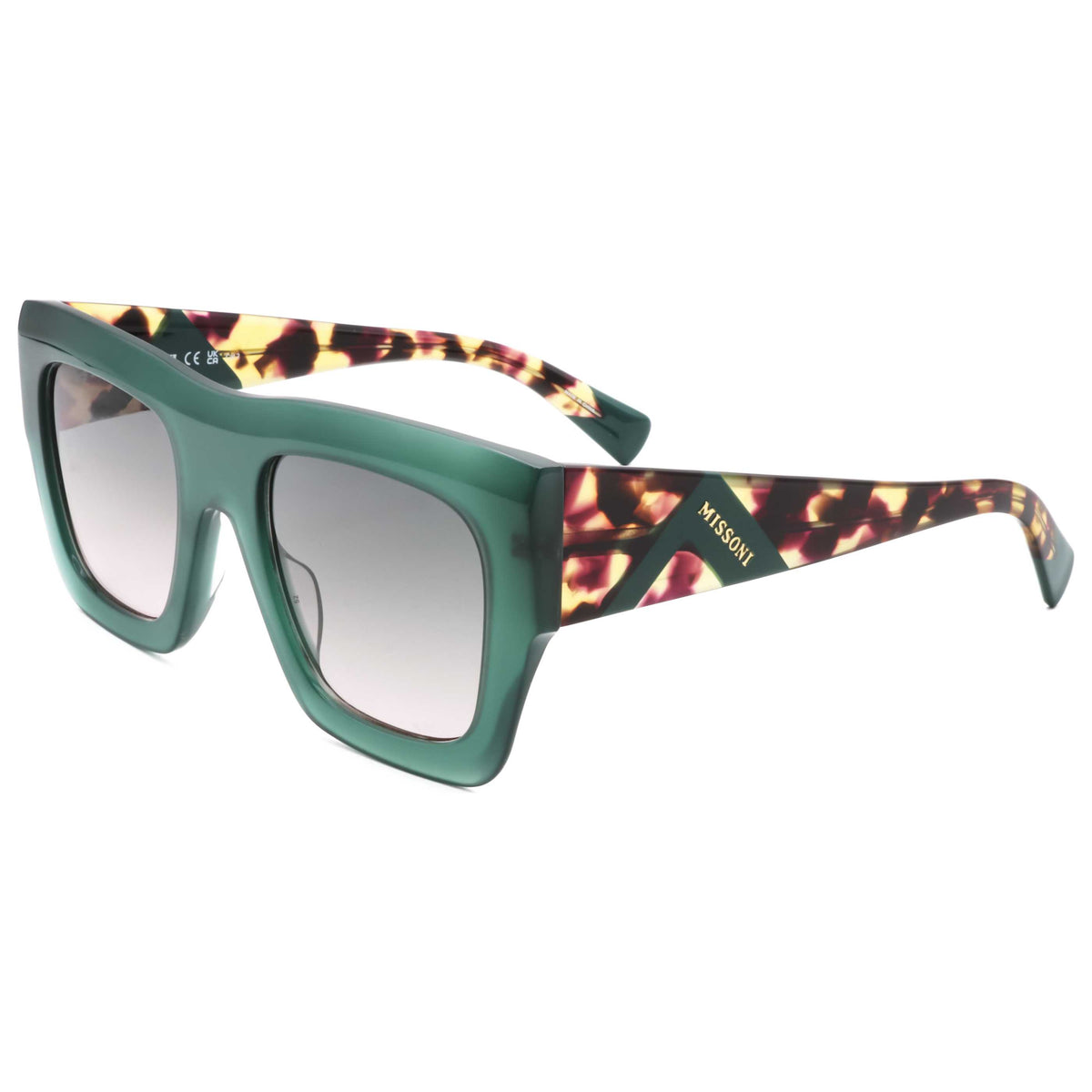 Missoni Women's 52mm Green Havana Sunglasses MIS0153-S-XGW-52