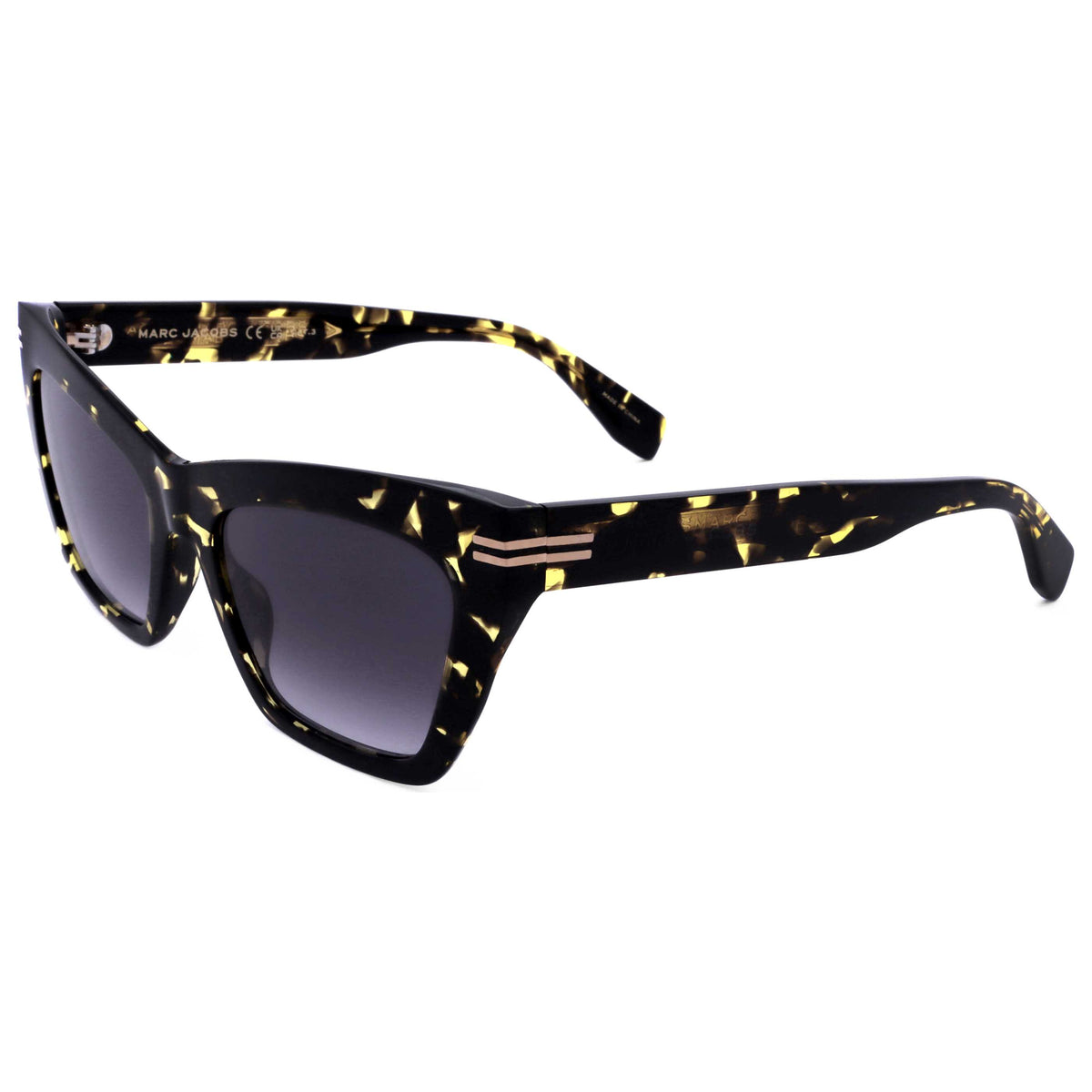 משקפי שמש Marc Jacobs דגם Runway לנשים 54 מ״מ בצבע Yellow Havana