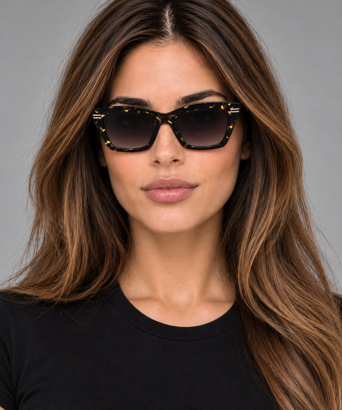 משקפי שמש Marc Jacobs דגם Runway לנשים 54 מ״מ בצבע Yellow Havana