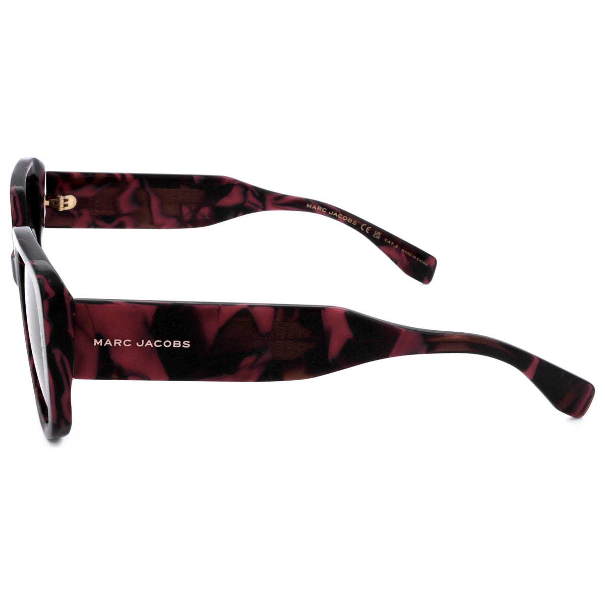 משקפי שמש Marc Jacobs דגם Runway לנשים 52 מ״מ בצבע Marble Burgundy