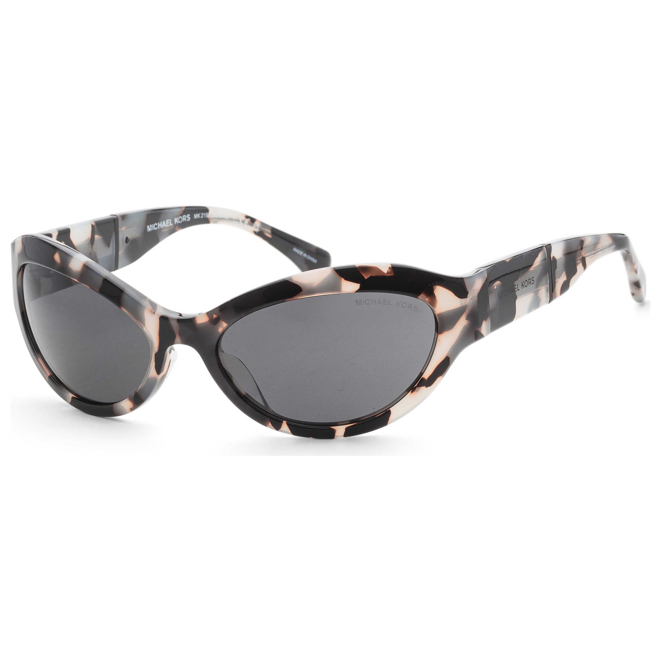 משקפי שמש Michael Kors דגם Fashion לנשים 59 מ״מ בצבע שחור ולבן שריון צב