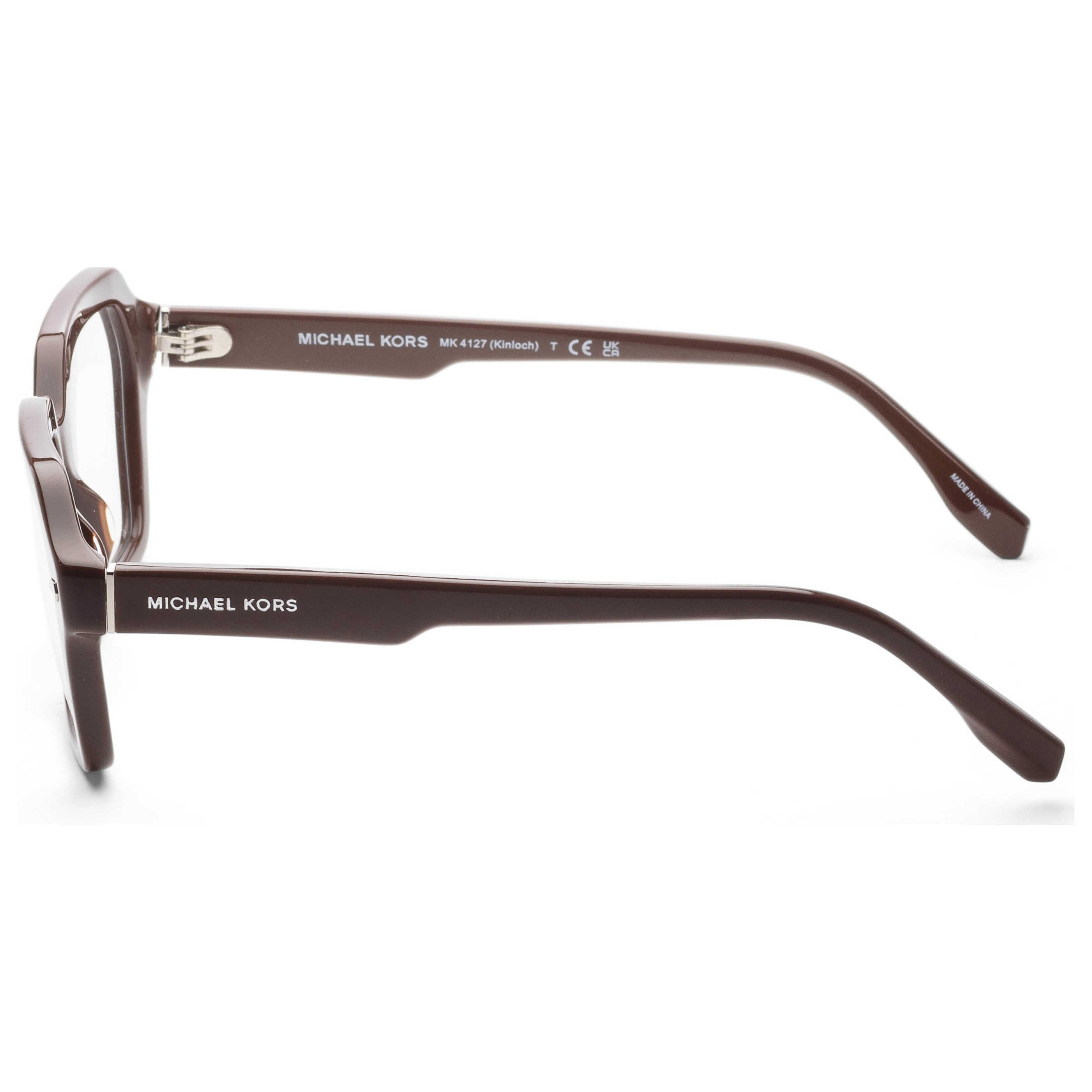 משקפי ראייה Michael Kors דגם Kinloch לגברים 56 מ״מ בצבע Nutmeg Solid