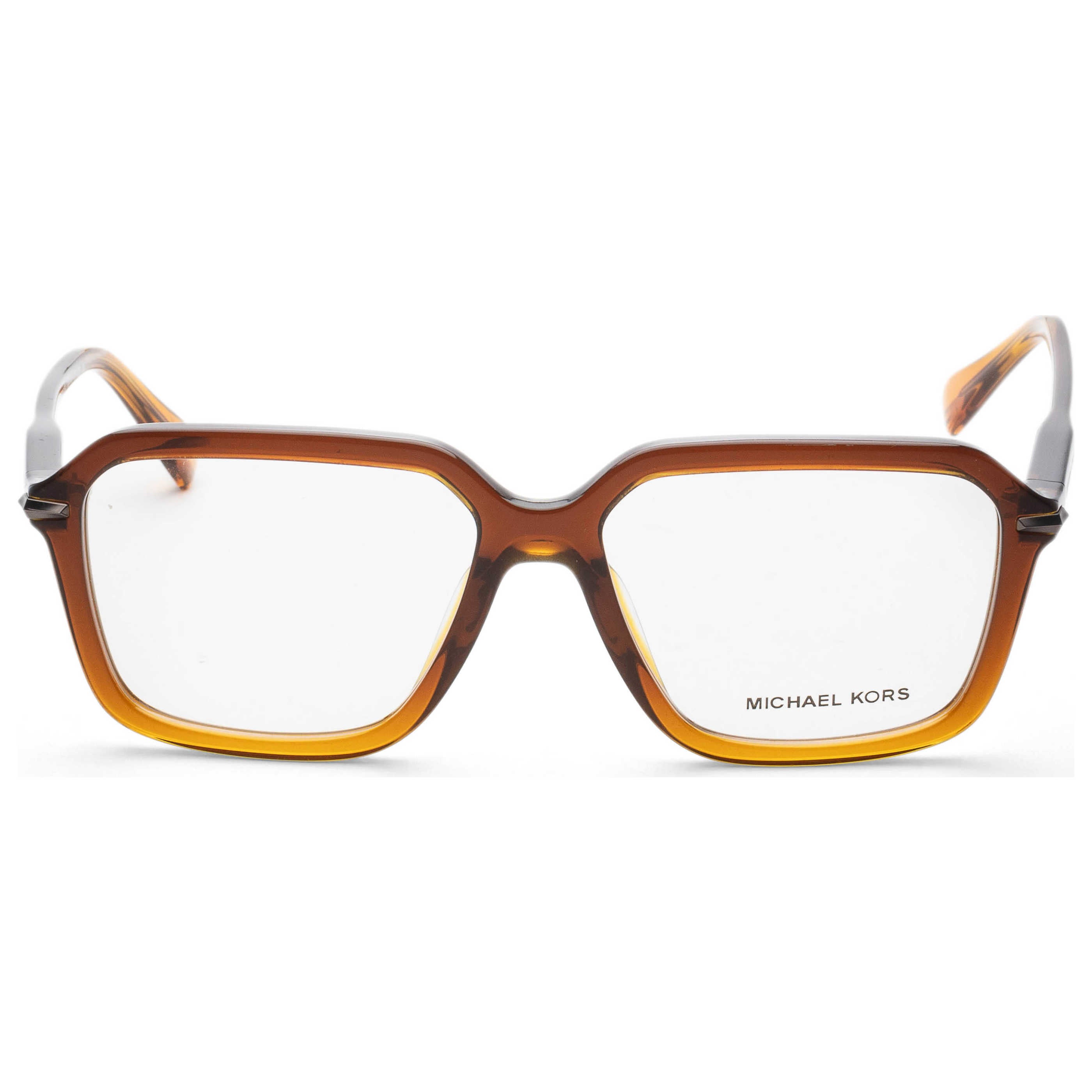 משקפי ראייה Michael Kors דגם Saguaro לגברים 57 מ״מ בצבע Amber מדורג