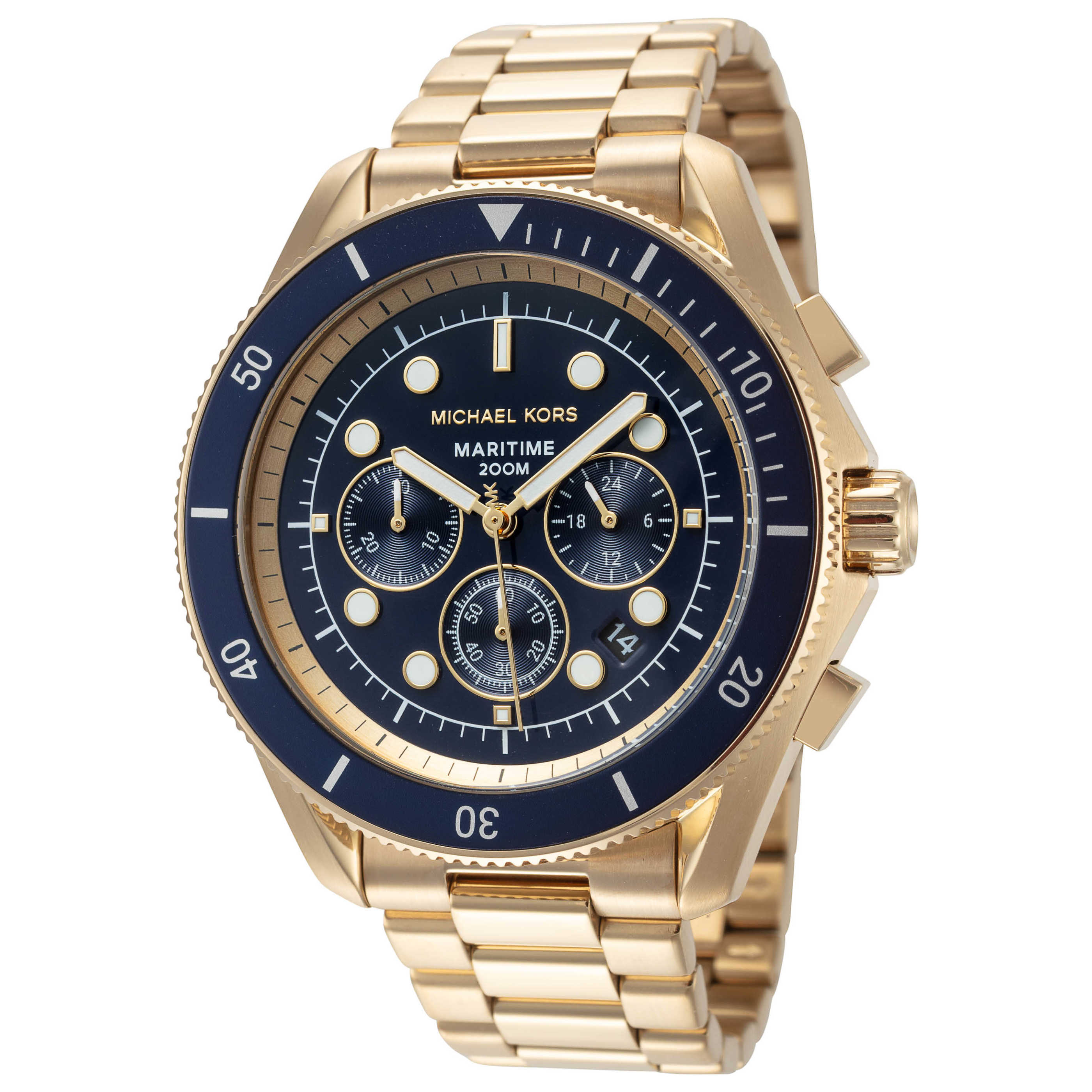 שעון Michael Kors דגם Maritime לגברים 45 מ״מ כרונוגרף קוורץ