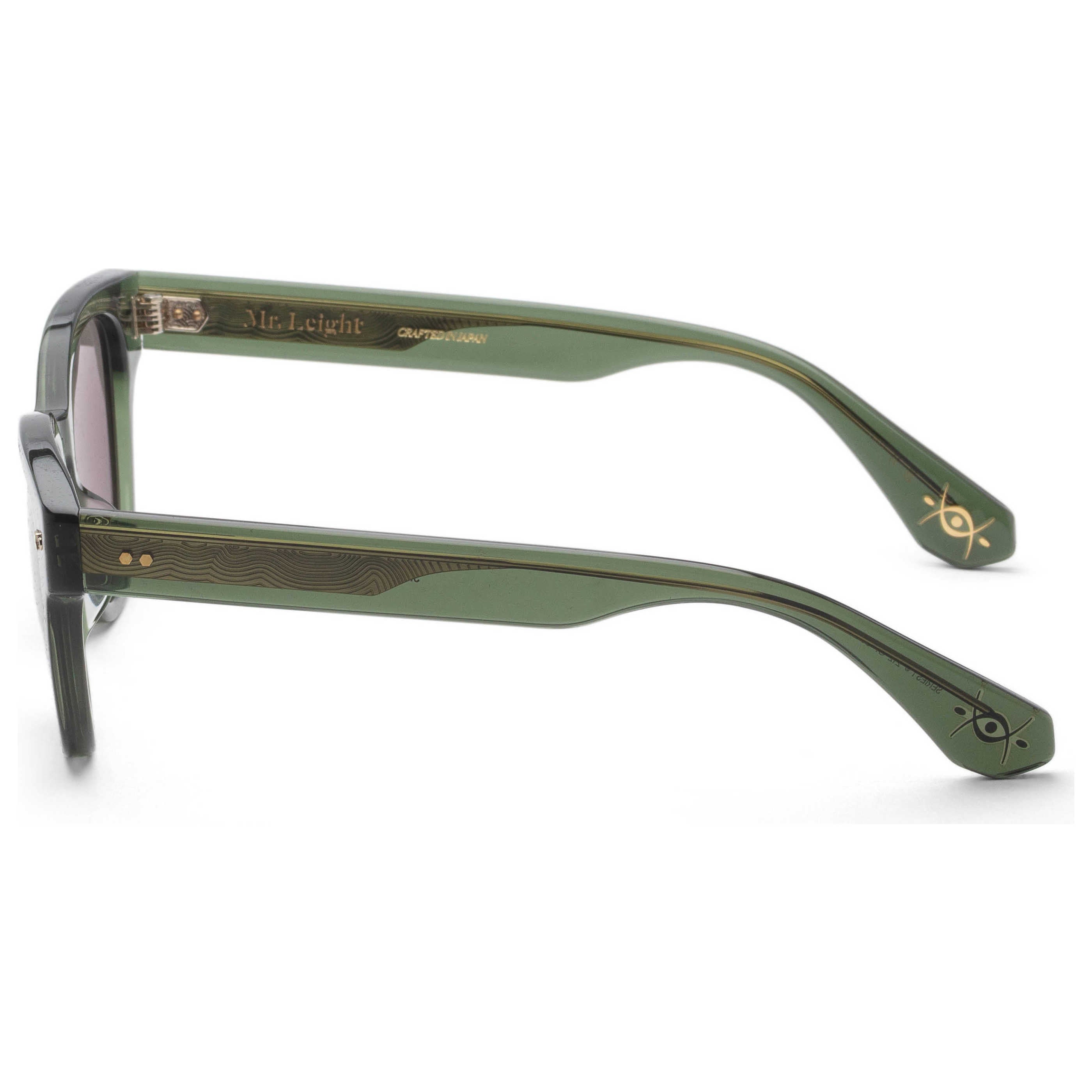 משקפי שמש Garrett Leight דגם Jane לנשים 48 מ״מ בצבע Forest Glow