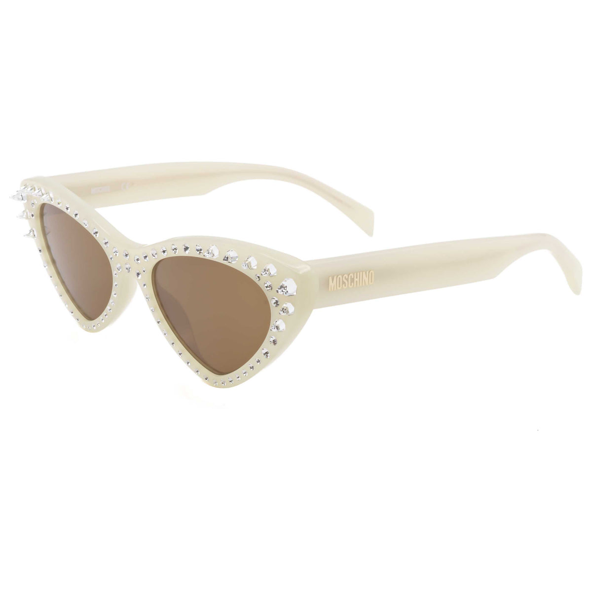 Moschino Women's 52 mm White Sunglasses MOS006SSTR-0SZJ-70