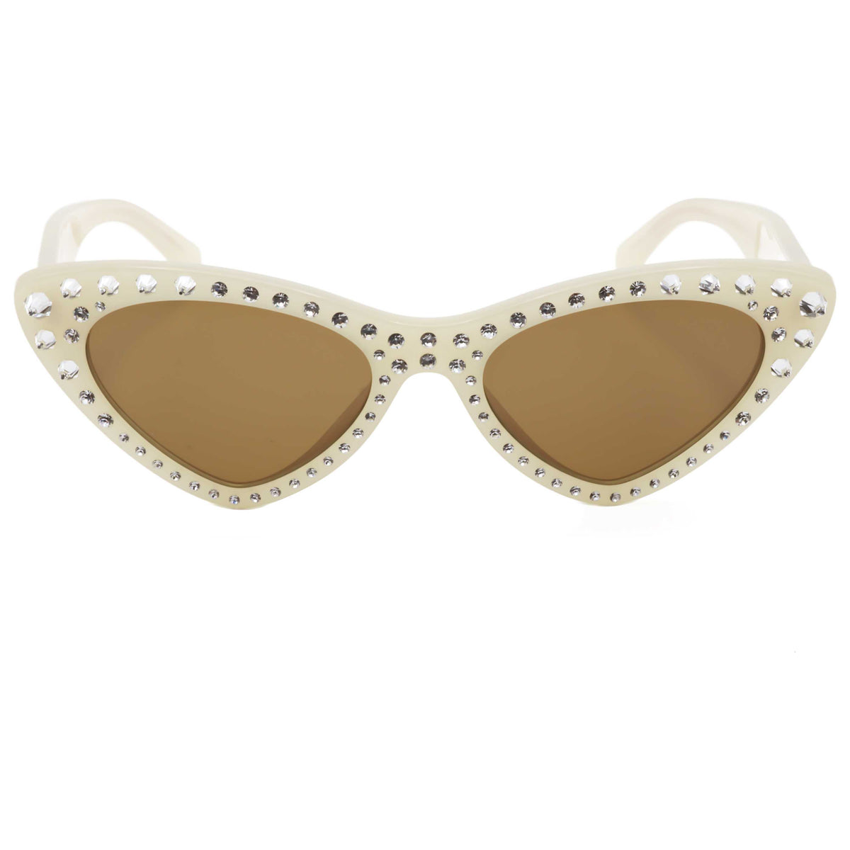 Moschino Women's 52 mm White Sunglasses MOS006SSTR-0SZJ-70