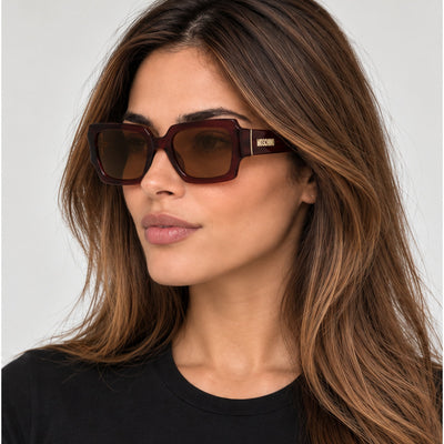 משקפי שמש Moschino דגם Mos063 לנשים 53 מ״מ בצבע אדום