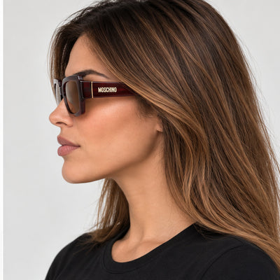 משקפי שמש Moschino דגם Mos063 לנשים 53 מ״מ בצבע אדום