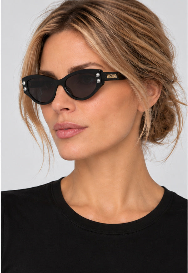 Moschino Women's 55mm Black Sunglasses MOS109-S-807-55