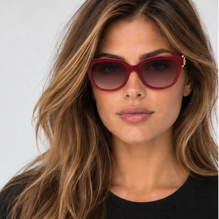 משקפי שמש Moschino דגם Mos143 לנשים 54 מ״מ בצבע אדום