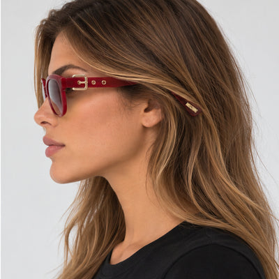 משקפי שמש Moschino דגם Mos143 לנשים 54 מ״מ בצבע אדום