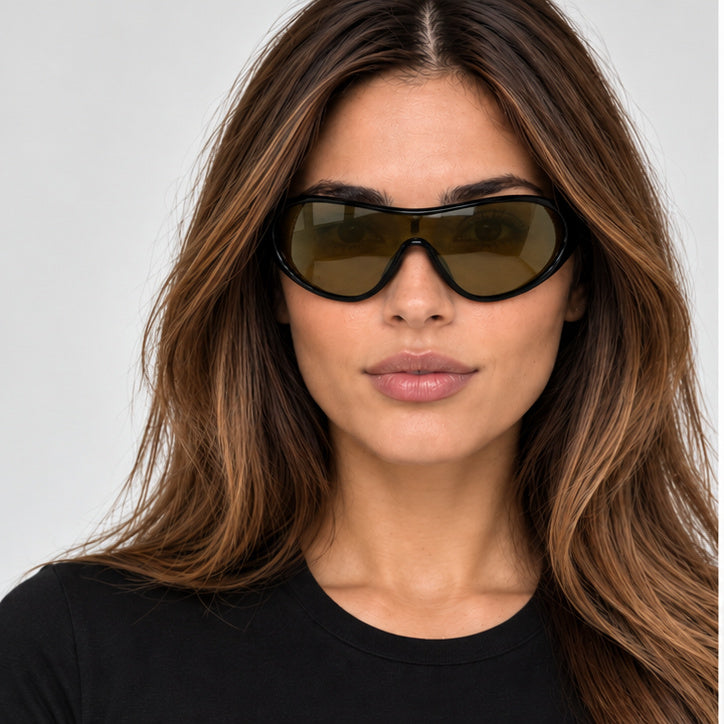 Moschino Unisex 99 mm Black Sunglasses MOS157S-0807-SQ