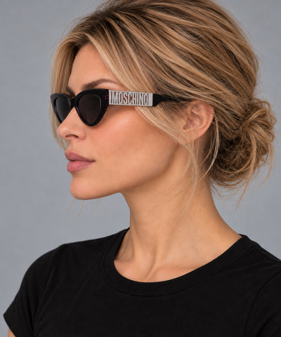 משקפי שמש Moschino דגם MOS170-S-4WC-55 לנשים 55 מ״מ בצבע Metalized Grey