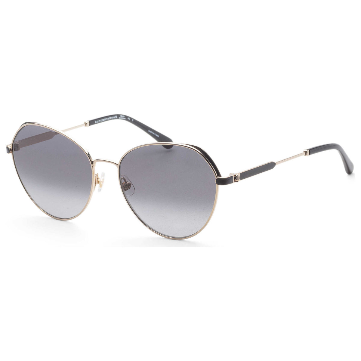 משקפי שמש Kate Spade דגם Octavia לנשים 59 מ״מ בצבע זהב שחור
