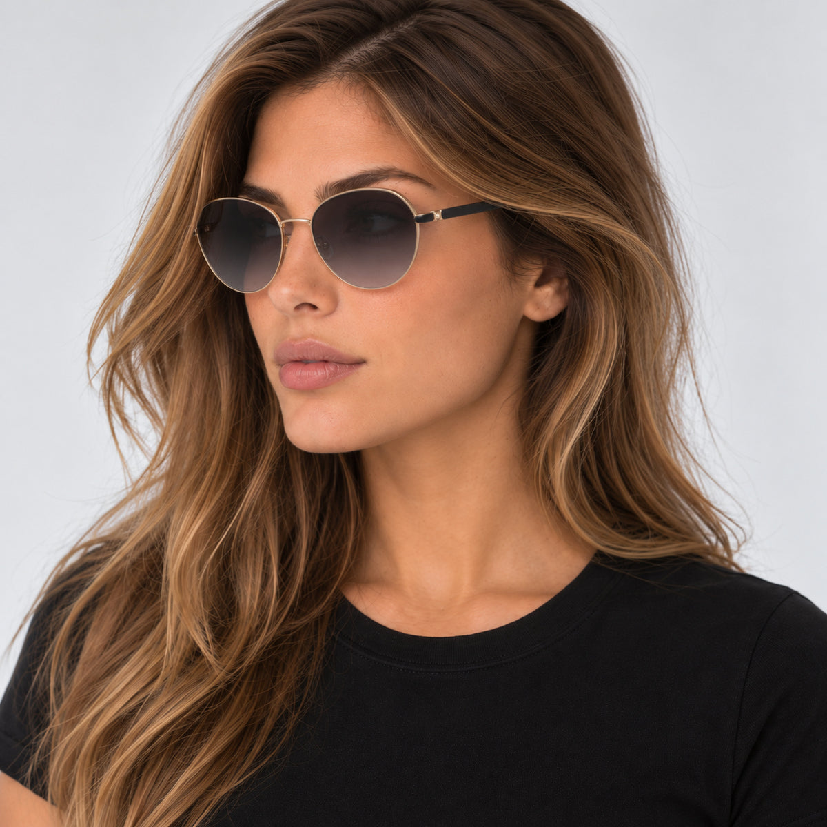 Kate Spade Women's 59mm Gold Black Sunglasses OCTAVIA-G-S-RHL-59