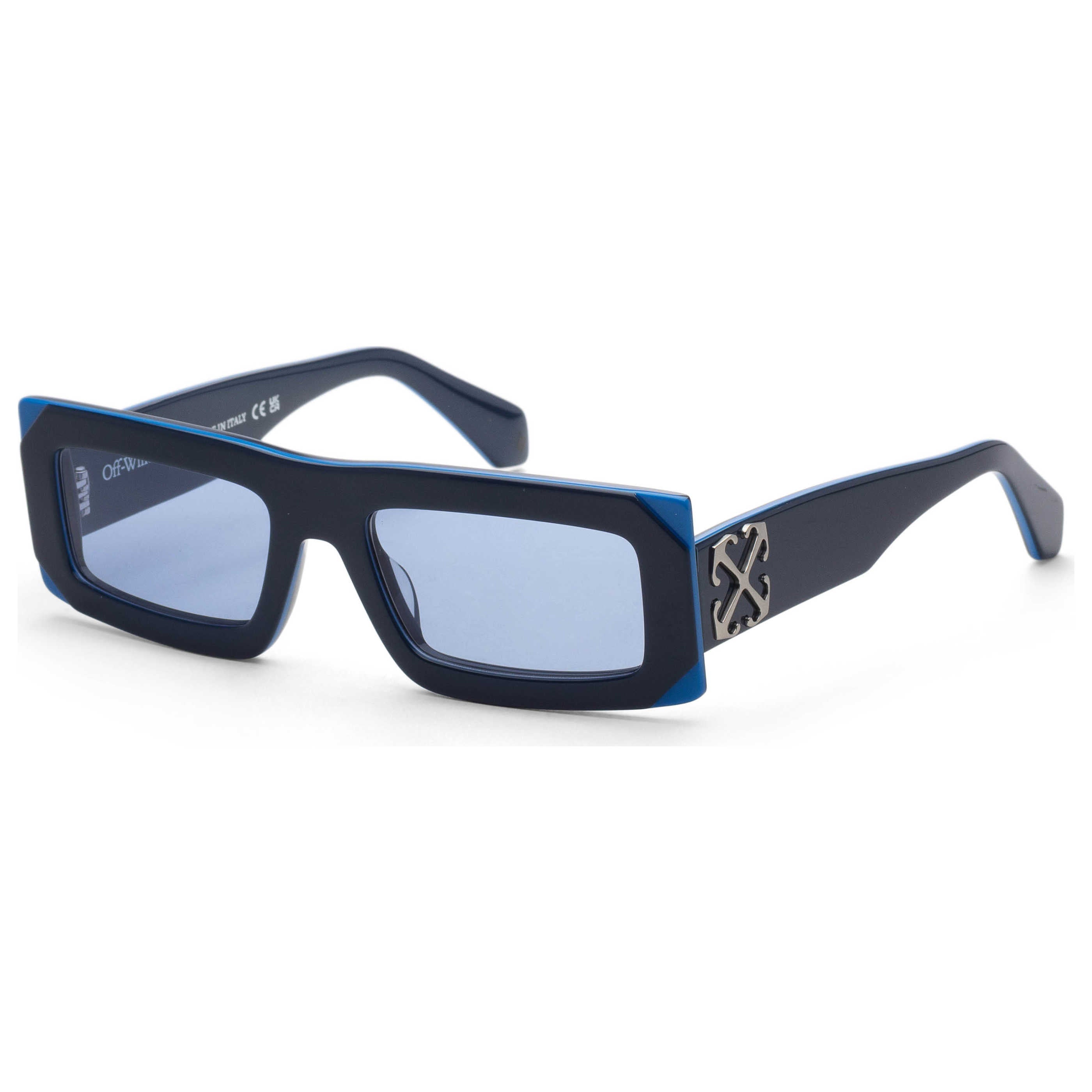 משקפי שמש Off-White דגם Laurel לנשים 54 מ״מ בצבע כחול כהה