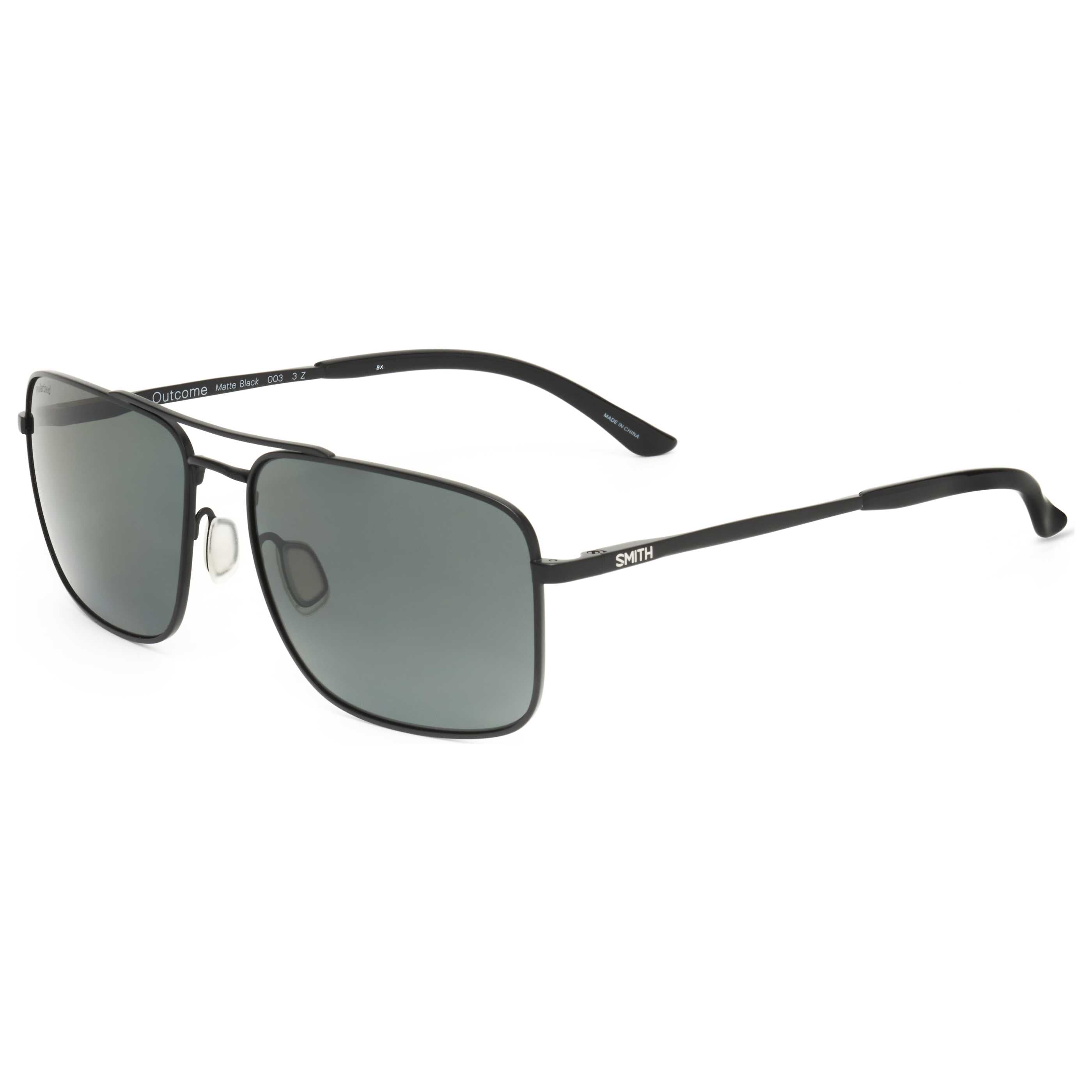 משקפי שמש Smith Optics דגם Outcome יוניסקס 59 מ״מ בצבע שחור מט