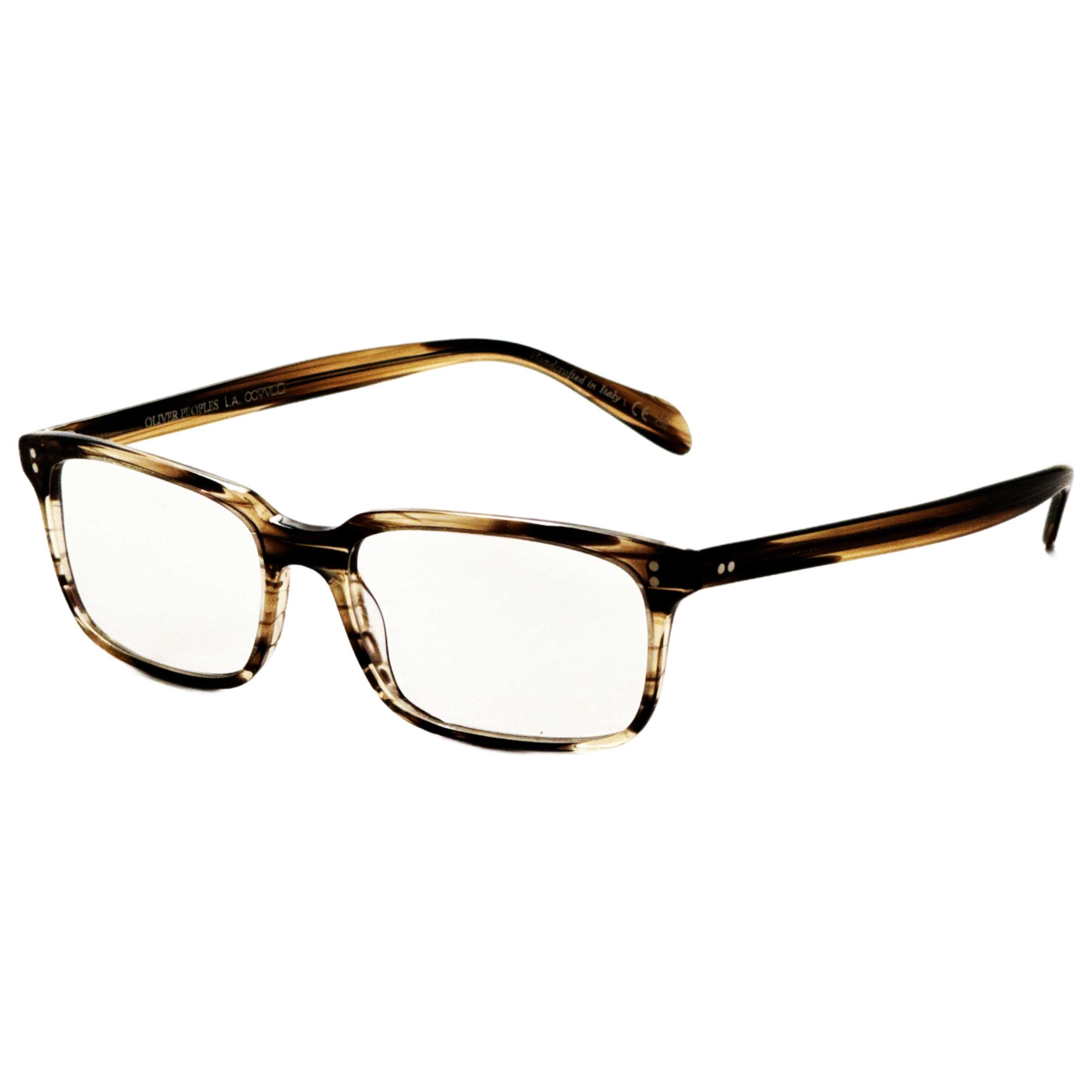 משקפי ראייה Oliver Peoples דגם Denison לגברים 56 מ״מ בצבע זית אפור מעושן