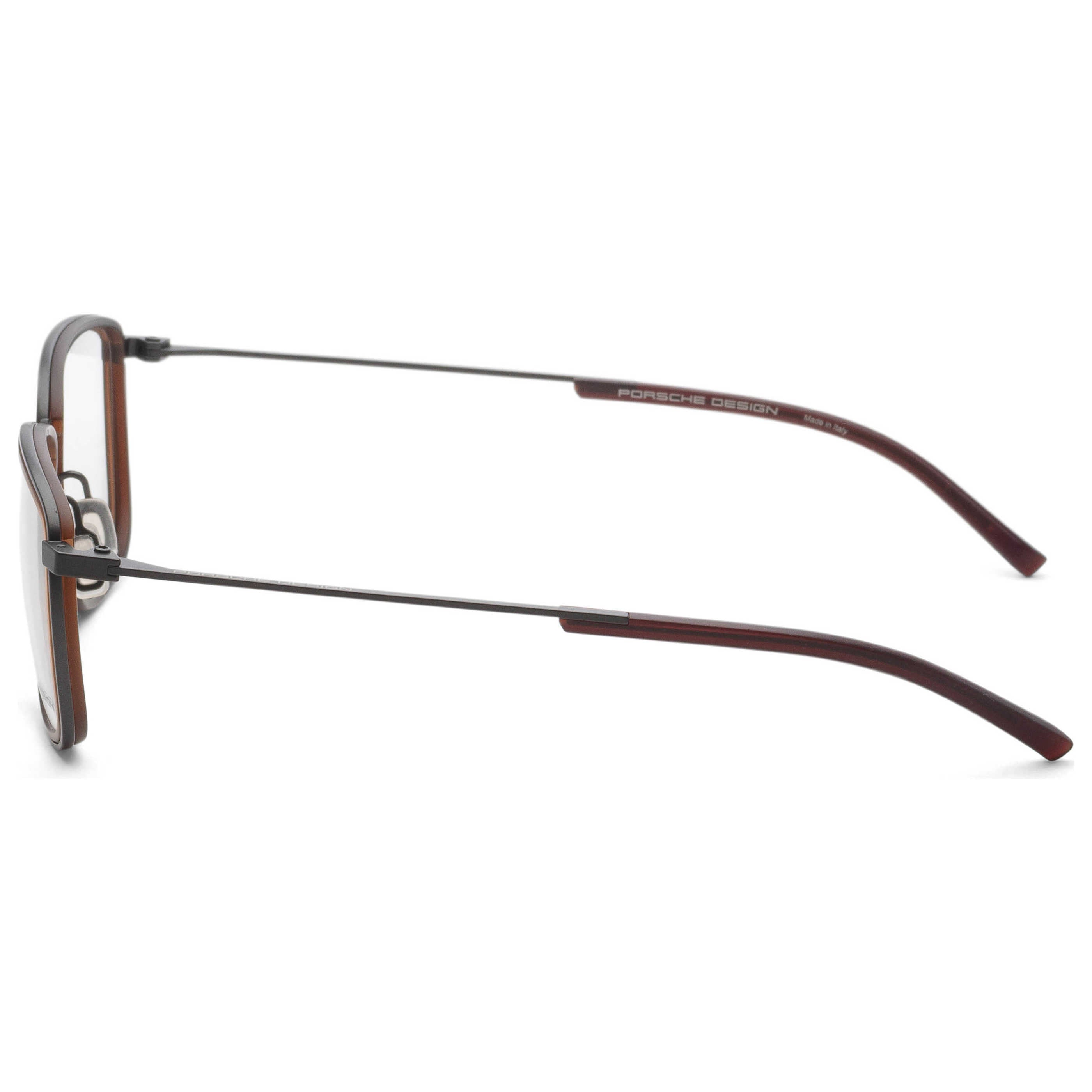 משקפי ראייה Porsche Design דגם P8365 לגברים 53 מ״מ בצבע חום