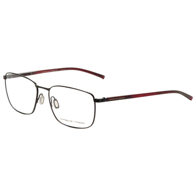 משקפי ראייה Porsche Design דגם P8368 לגברים 53 מ״מ בצבע שחור ואדום