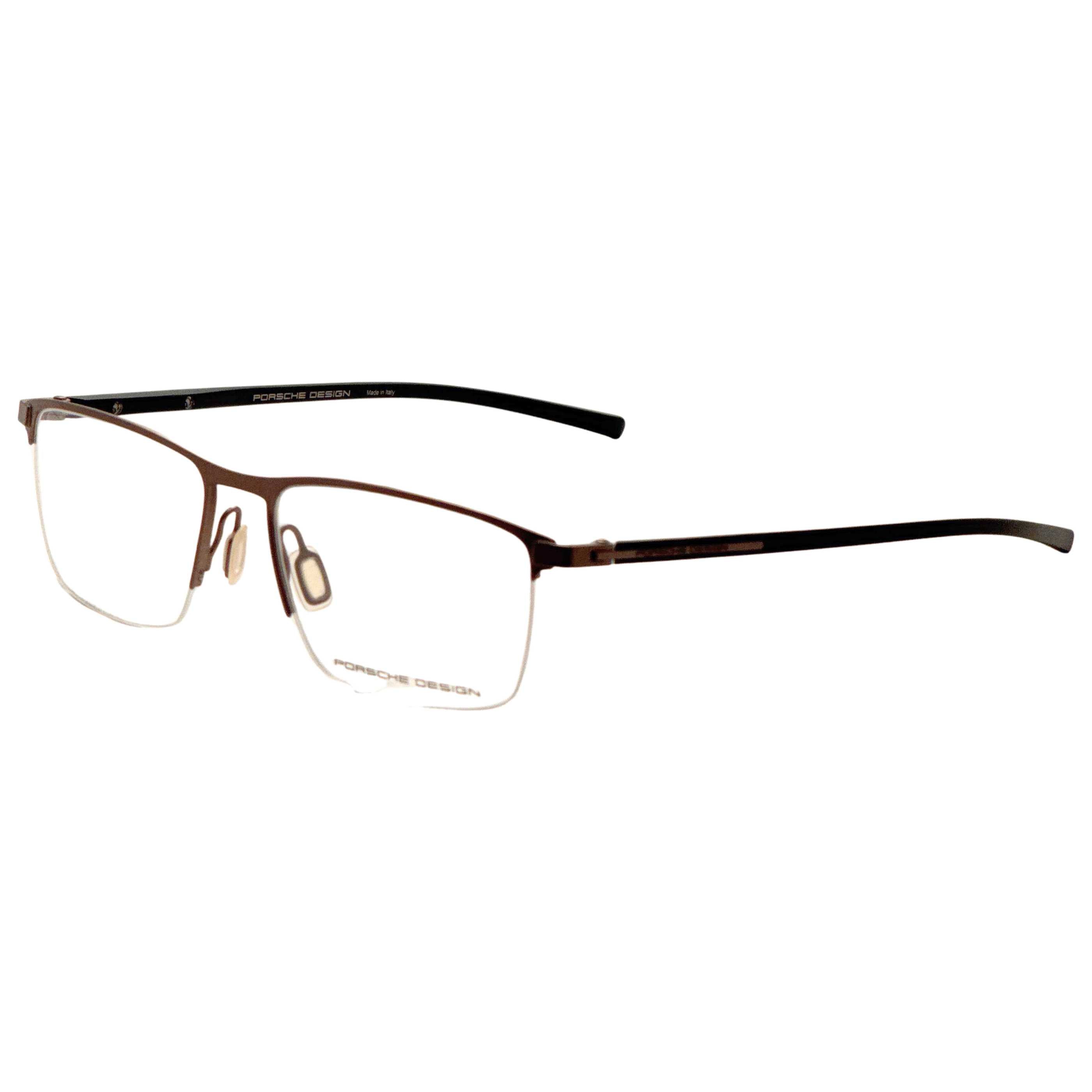 משקפי ראייה Porsche Design דגם P8371 לגברים 54 מ״מ בצבע חום