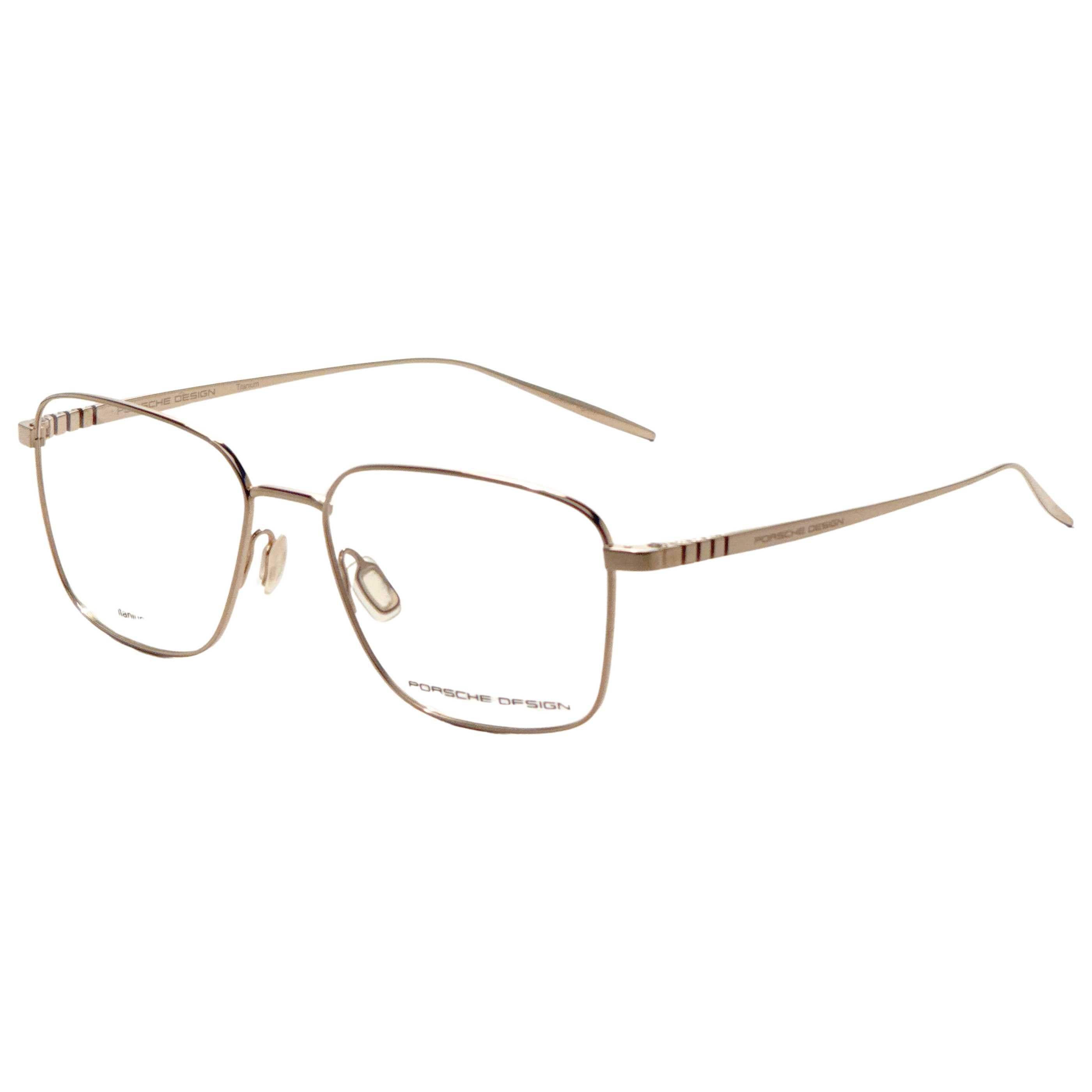 משקפי ראייה Porsche Design דגם P8372 לגברים 54 מ״מ בצבע זהב