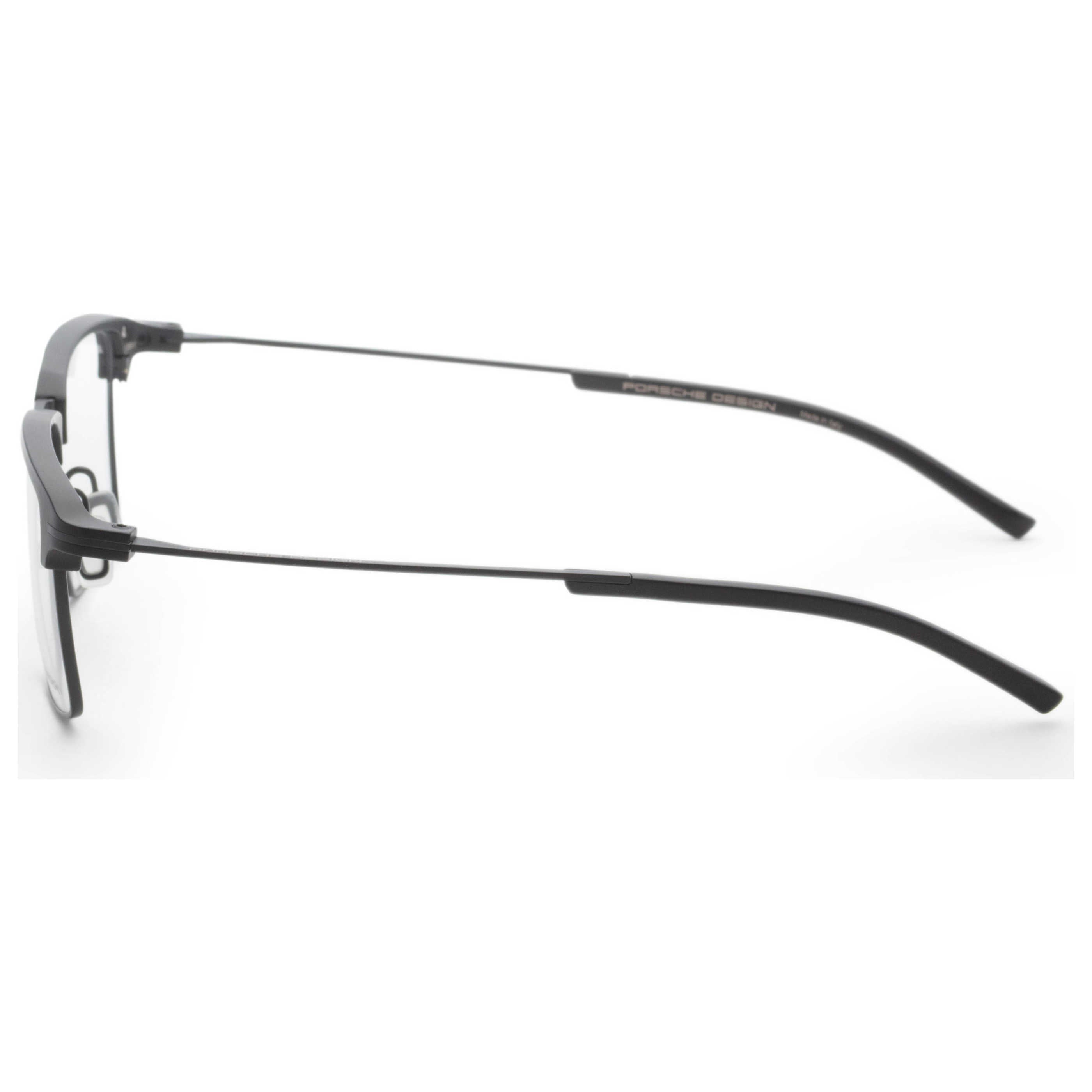 משקפי ראייה Porsche Design דגם P838055A לגברים 55 מ״מ בצבע שחור