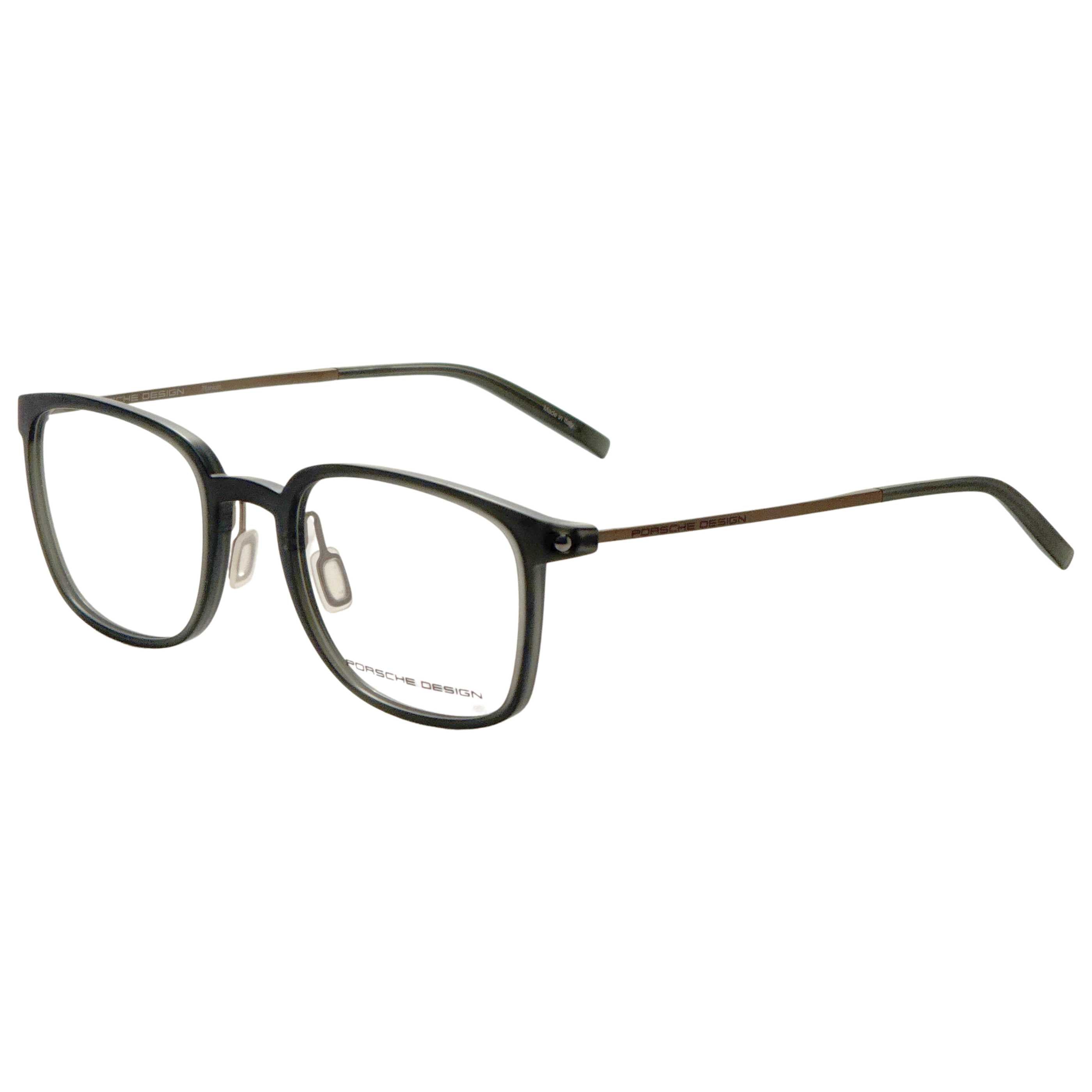 משקפי ראייה Porsche Design דגם P8385 לגברים 51 מ״מ בצבע אפור ירוק