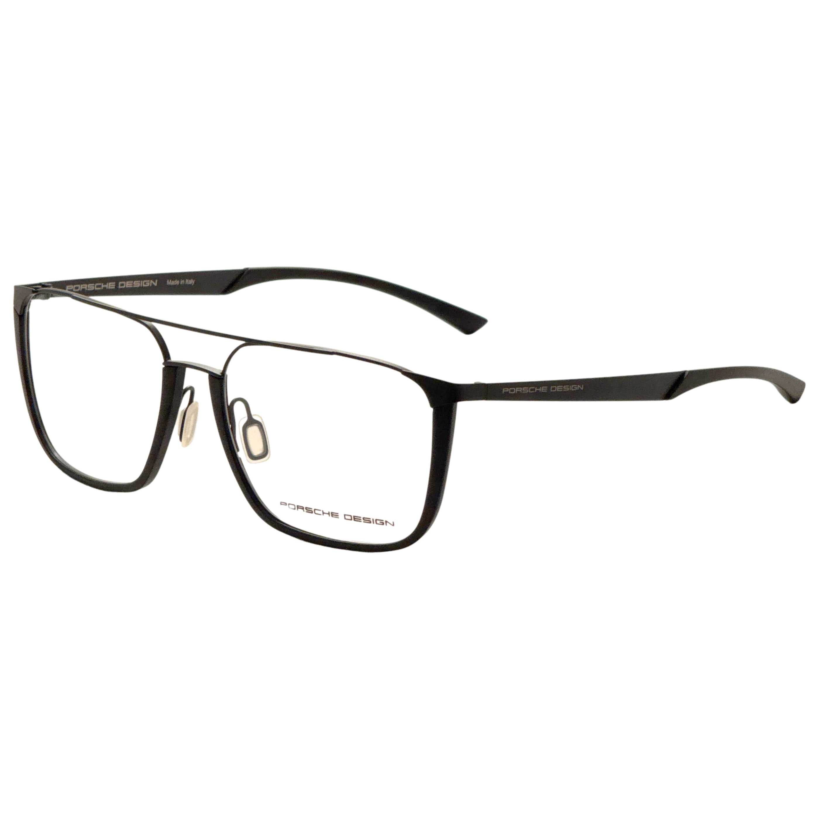 משקפי ראייה Porsche Design דגם P8388 לגברים 57 מ״מ בצבע שחור