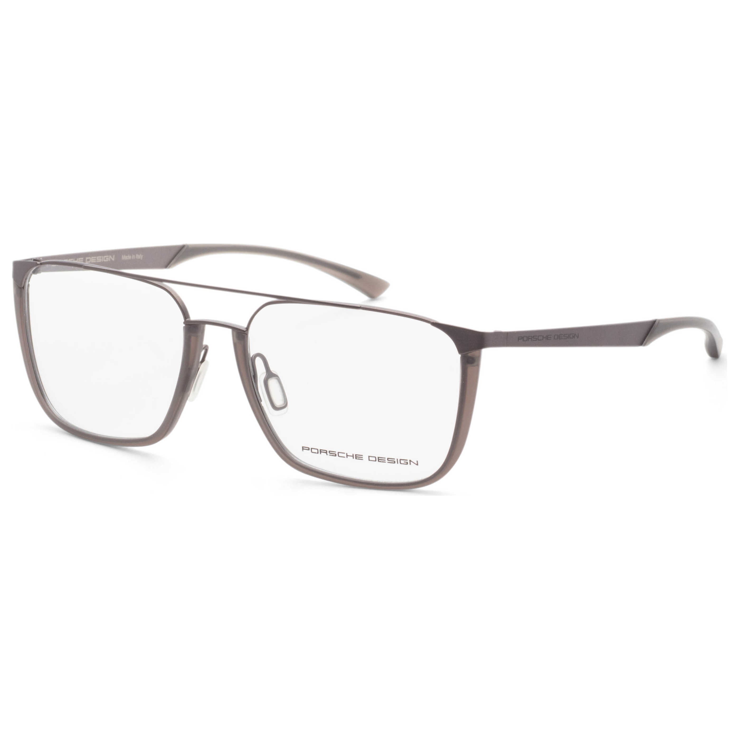 משקפי ראייה Porsche Design דגם P8388 לגברים 57 מ״מ בצבע אפור