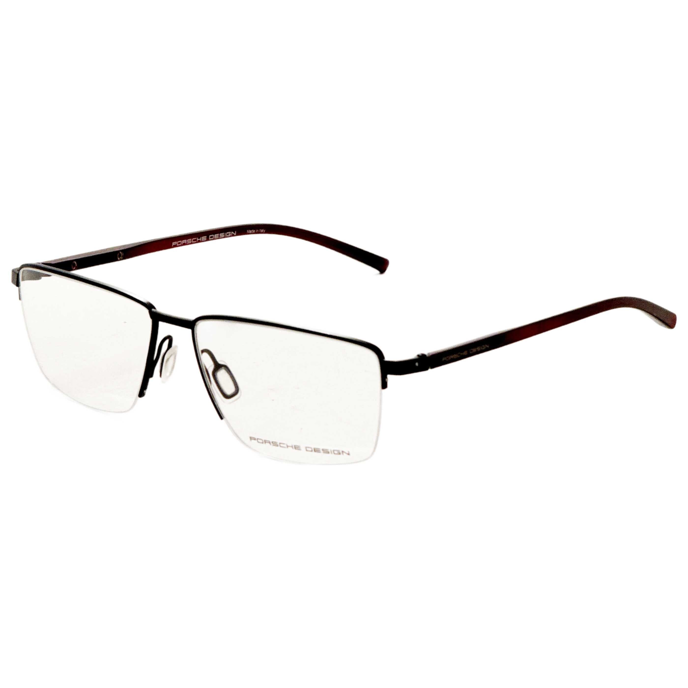 משקפי ראייה Porsche Design דגם P839957A לגברים 57 מ״מ בצבע שחור
