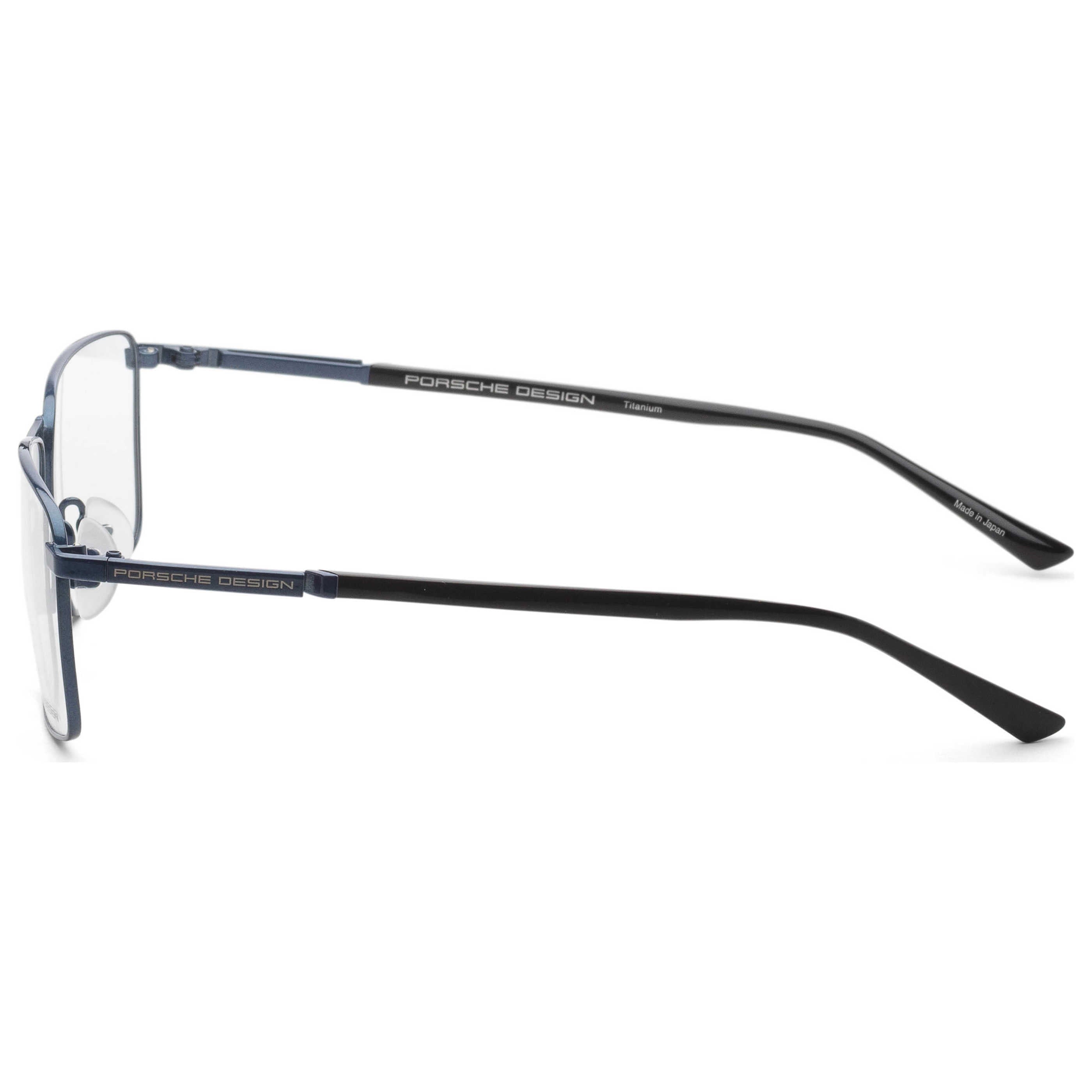 משקפי ראייה Porsche Design דגם P8729 לגברים 57 מ״מ בצבע כחול