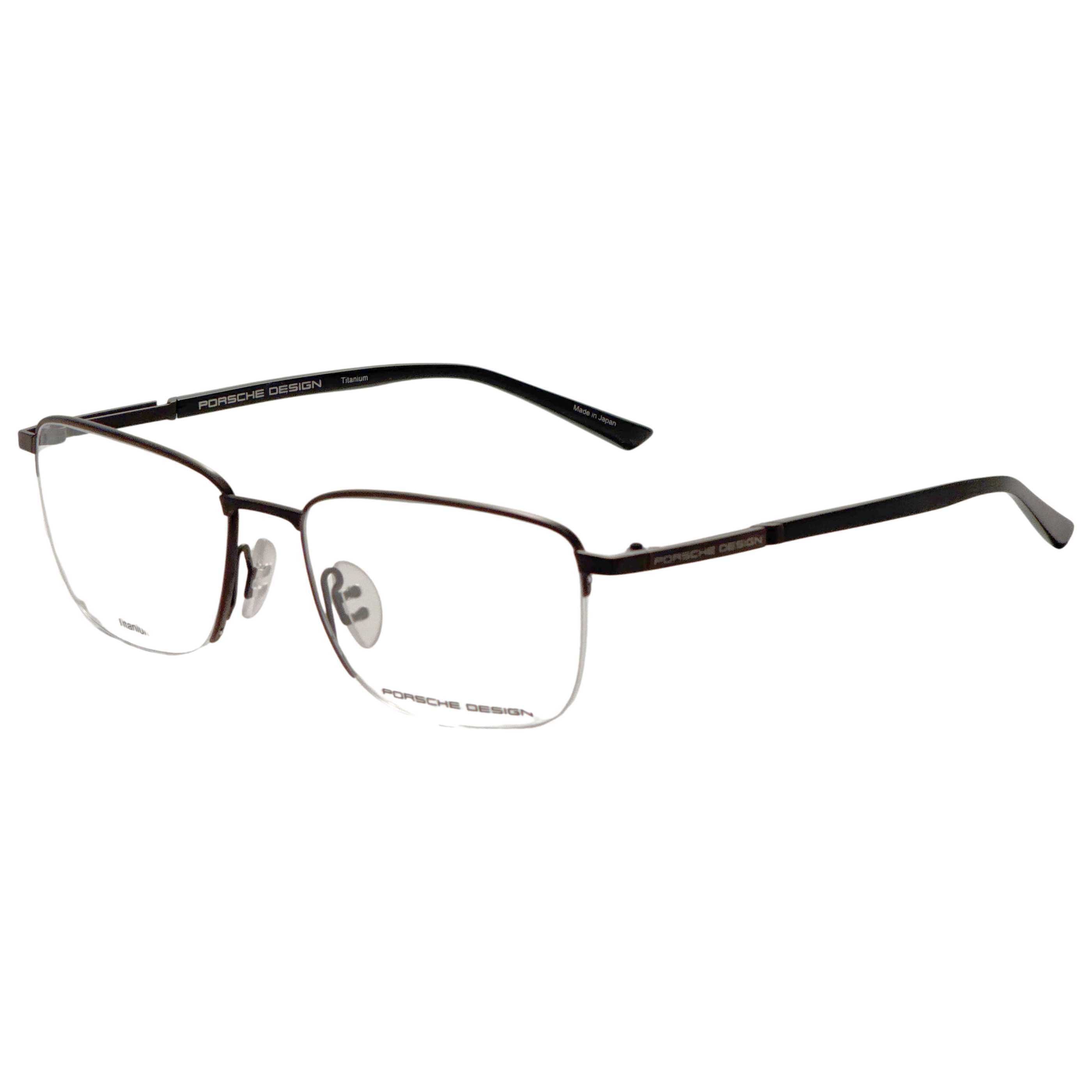 משקפי ראייה Porsche Design דגם P8730 לגברים 54 מ״מ בצבע חום